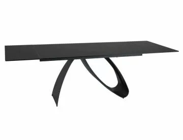 Stół rozkładany DIUNA 160(240)x90 czarny mat