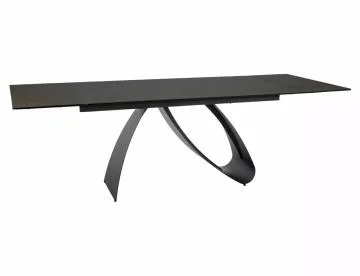 Stół rozkładany DIUNA CERAMIC 160(240)x90 brązowy mat ossido bruno