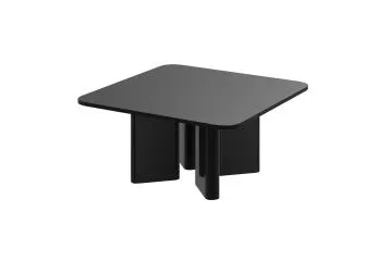 Stolik kawowy DIVERSO 80x80 czarny połysk