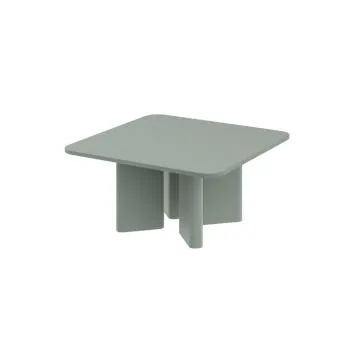 Stolik kawowy DIVERSO 80x80 zielony