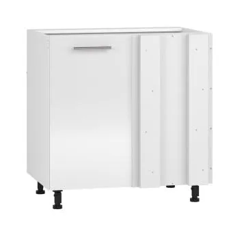 Szafka kuchenna narożna 100(80) VENTO DN-100/82 biały połysk