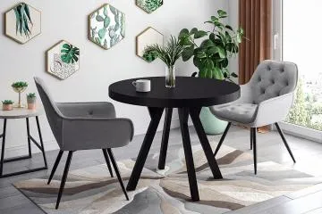 Stół rozkładany DOMINGO 100(250)x100 czarny