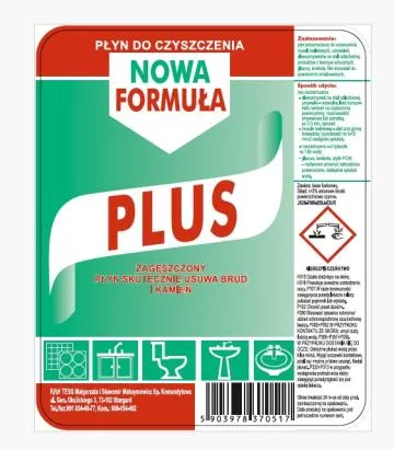 Płyn do czyszczenia powierzchni sanitarnych WC PLUS 0,7L o zapachu migdałowym