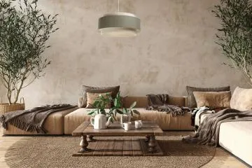 Lampa wisząca ERUTAN DUDU kremowa/zielona