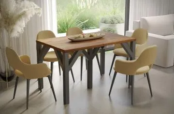 Stół rozkładany DUNAJ 130(240)x90 dąb stirling