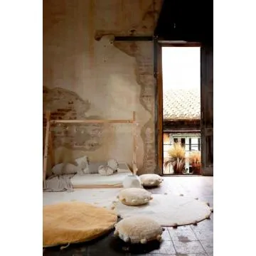 Dywan dziecięcy BUBBLY NATURAL HONEY 120x120 beżowy