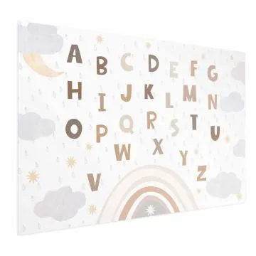 Plakat Literki 42x29,7 cm bez ramy bez marginesu
