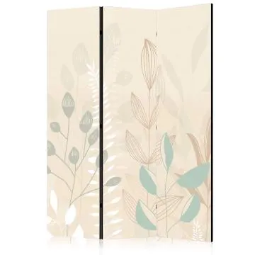 Parawan akustyczny Dla dzieci 135x172 cm 3-częściowy beżowy