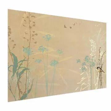 Plakat Ptaszek na łące 60x40 cm bez ramy bez marginesu