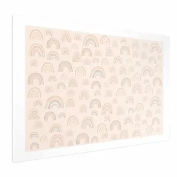 Plakat Pastelowe tęcze 60x40 cm bez ramy z marginesem