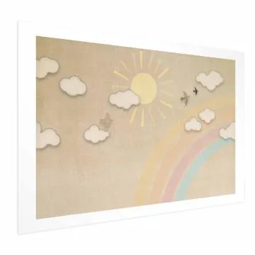 Plakat Tęczowy dzień 42x29,7 cm bez ramy z marginesem