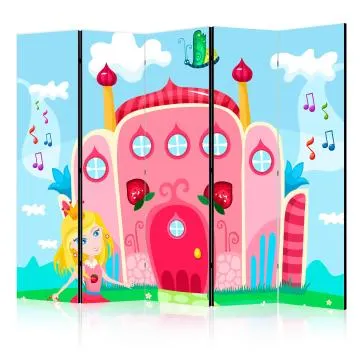 Parawan akustyczny Dla dzieci 225x172 cm 5-częściowy szary