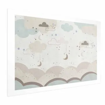 Plakat Bajkowa noc 30x21cm bez ramy z marginesem