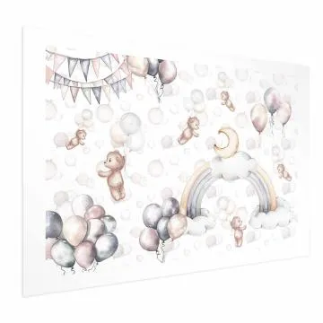 Plakat Misie w przestworzach 42x29,7 cm bez ramy z marginesem