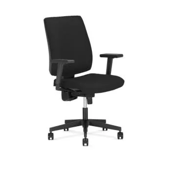 Fotel biurowy TAK TIK czarny ergonomiczny
