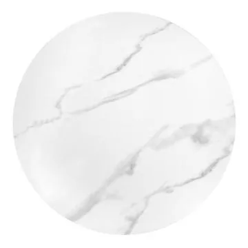 Stolik kawowy TRIBECA 50x50 biały marmur/złoty