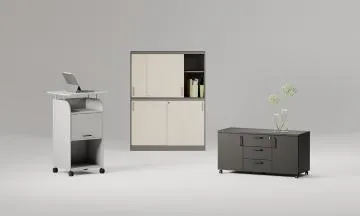 Komoda biurowa EASY SPACE MOB 120cm kaszmirowa mobilna