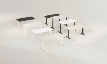 Biurko eCOMO 140x70cm akacjowe z regulacją wysokości