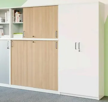 Szafa biurowa EASY SPACE CABINET H-D2 5-OH 80cm biała zamykana