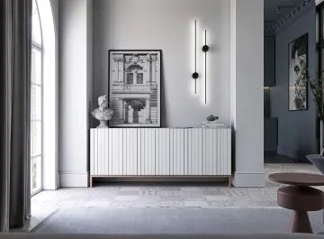 Komoda TAL 3D 168 biała mat