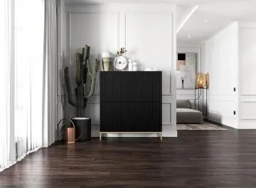 Komoda TAL 4D 112 czarna mat