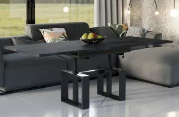 Ława rozkładana podnoszona EMPOLI 110(170)x65 beton ciemny