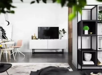 Szafka RTV SELF 4 120 biała mat