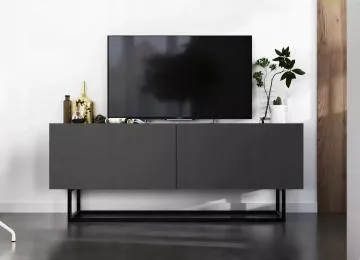 Szafka RTV SELF 4 120 grafitowa mat