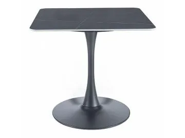 Stół ESPERO II 80x80 czarny marmur/czarny