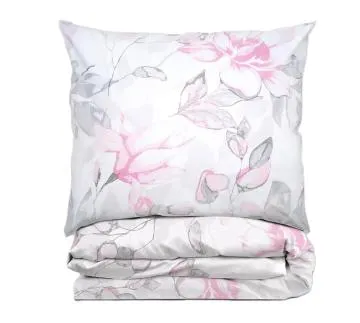Pościel bawełniana Premium Bielbaw 160x200 Essa różowa