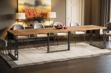 Stół rozkładany EWEREST 130(330)x80 dąb złoty craft