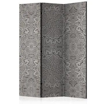 Parawan jednostronny Orient 135x172 cm 3-częściowy czarny