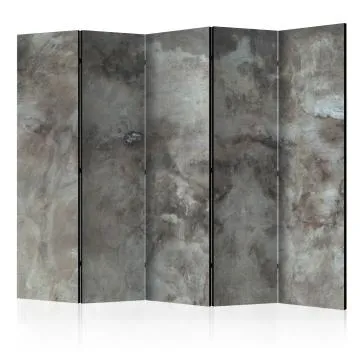 Parawan akustyczny Abstrakcje 225x172 cm 5-częściowy szary