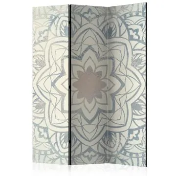 Parawan dwustronny Orient 135x172 cm 3-częściowy beżowy
