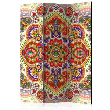 Parawan akustyczny Orient 135x172 cm 3-częściowy wielokolorowy