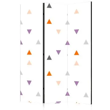 Parawan jednostronny Dla dzieci 135x172 cm 3-częściowy biały
