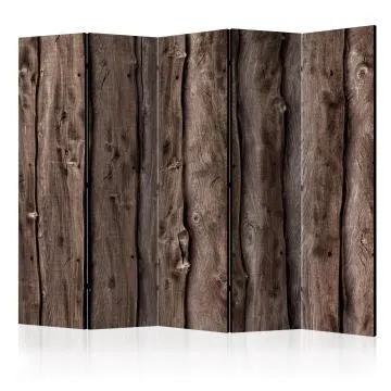 Parawan dwustronny Tła i desenie 225x172 cm 5-częściowy beżowy