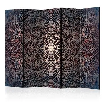 Parawan akustyczny Orient 225x172 cm 5-częściowy szary