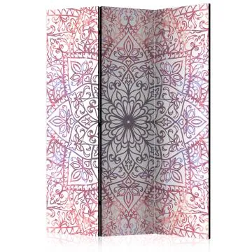 Parawan jednostronny Orient 135x172 cm 3-częściowy biały