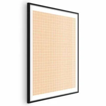 Plakat Linie i szum 29,7x42 cm z ramą czarną z marginesem