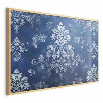 Plakat Retro ornament 42x29,7 cm z ramą złotą bez marginesu