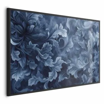 Plakat Abstrakcyjne ornamenty 60x40 cm z ramą czarną bez marginesu