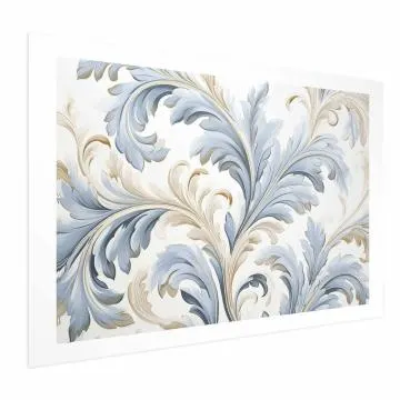 Plakat Barokowe pnącze 42x29,7 cm bez ramy z marginesem