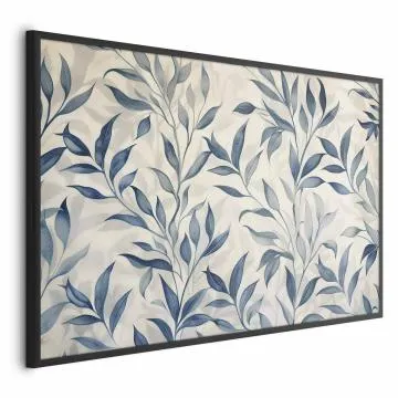 Plakat Motyw botaniczny 60x40 cm z ramą czarną bez marginesu