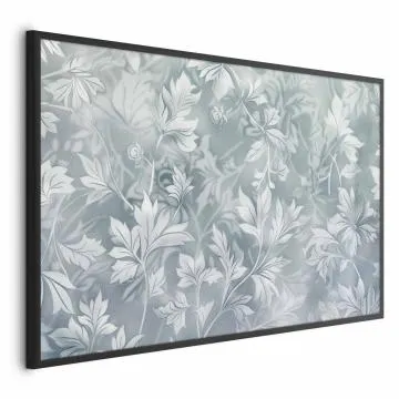 Plakat Przetarte wzory roślinne 60x40 cm z ramą czarną bez marginesu