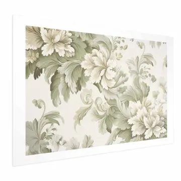 Plakat Vintage kwiaty 60x40 cm bez ramy z marginesem