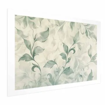 Plakat Akwarelowe listki 60 x 40 cm bez ramy z marginesem
