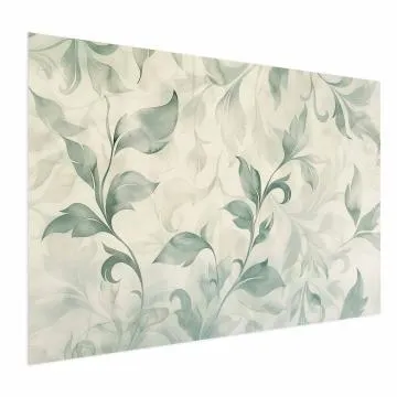 Plakat Akwarelowe listki 60 x 40 cm bez ramy bez marginesu