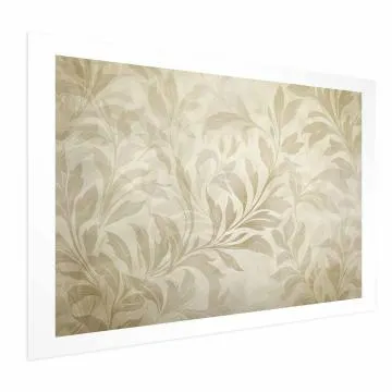 Plakat Piaskowe listki 60x40 cm bez ramy z marginesem