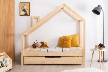 Łóżko dziecięce LUNA D 70x140 sosna